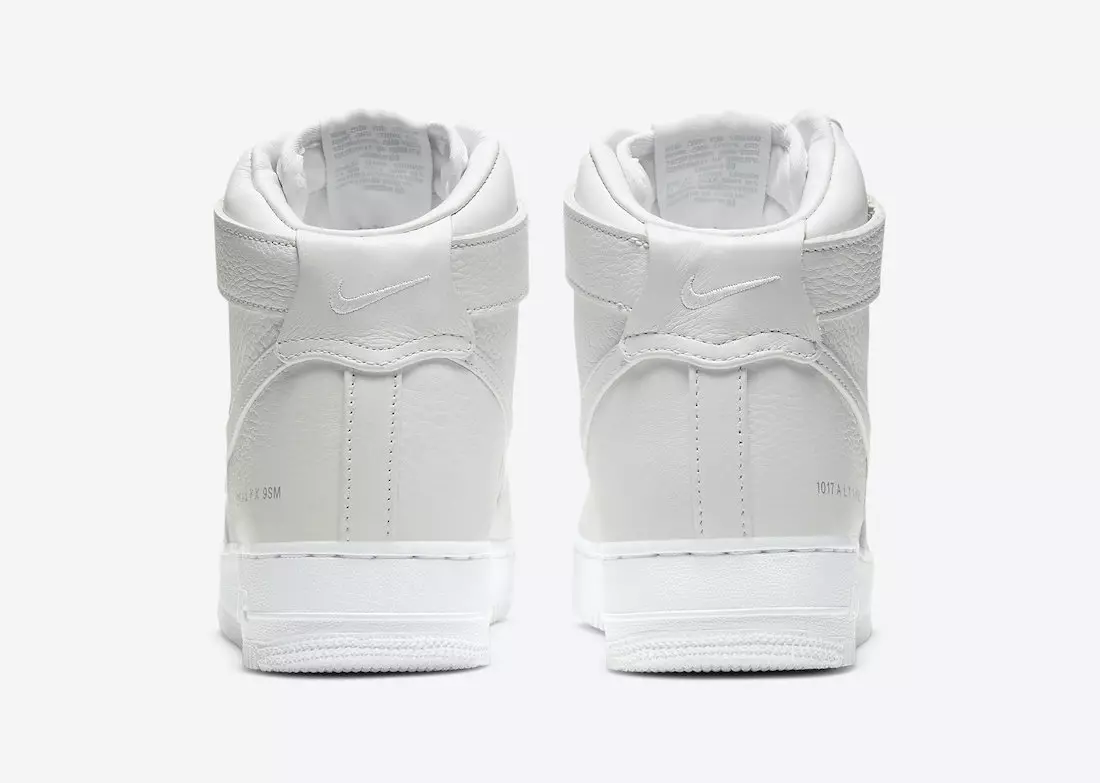 Alyx Nike Air Force 1 High White CQ4018-100 출시일