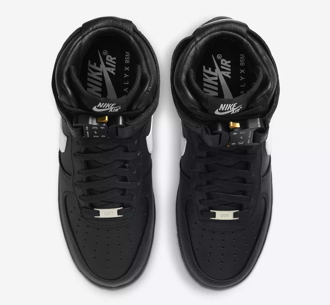 Alyx Nike Air Force 1 High Zwart Wit CQ4018-002 Releasedatum