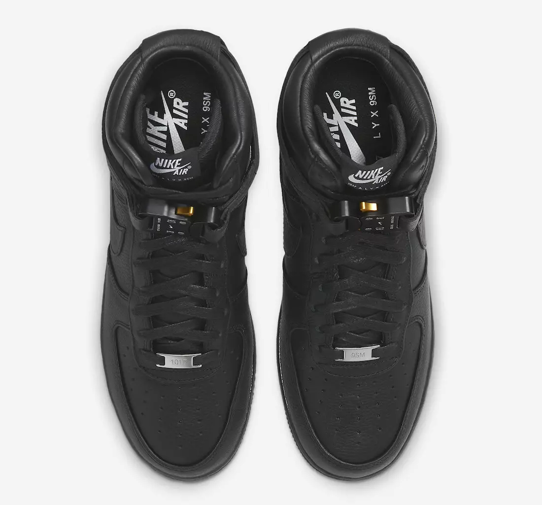 Datum vydání Alyx Nike Air Force 1 High Black Gold CQ4018-001