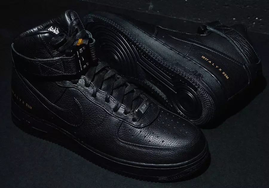 „Alyx Nike Air Force 1“ didelė išleidimo data