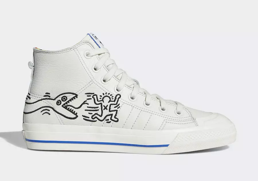 Keith Haring adidas Nizza Hi EE9297 Data de llançament