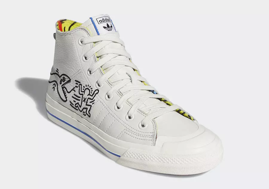 Keith Haring adidas Nizza Hi EE9297 Útgáfudagur