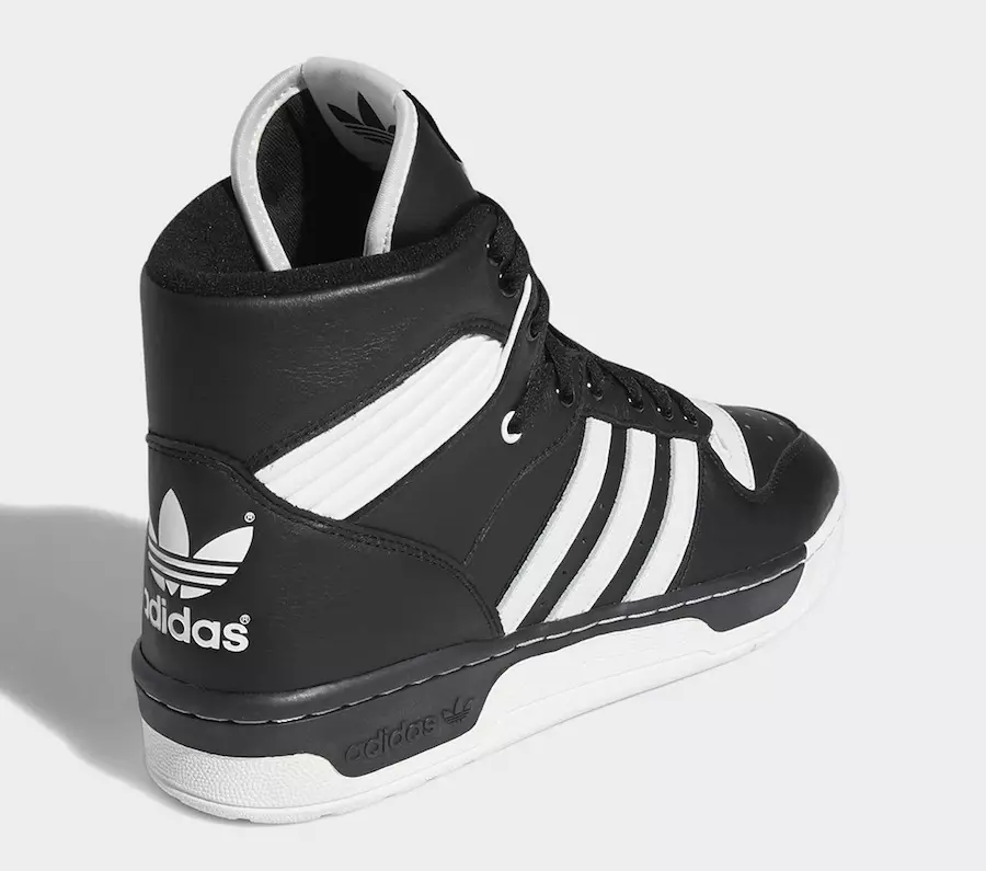 תאריך יציאה של adidas Rivalry Hi שחור לבן BD8021