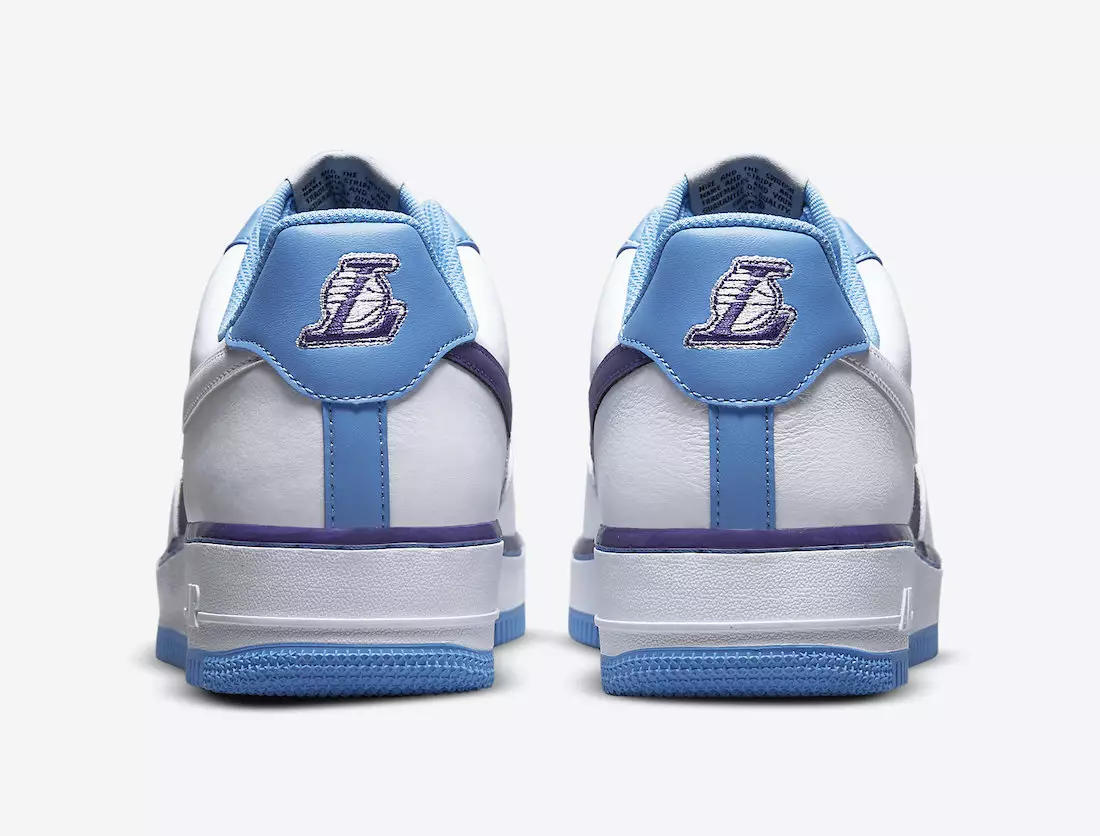 تاریخ انتشار NBA Nike Air Force 1 Low Lakers به مناسبت 75 سالگی DC8874-101