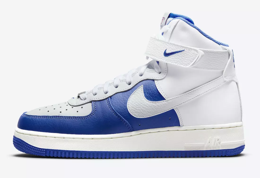 NBA Nike Air Force 1 High White Hyper Royal DC8870-100 väljalaskekuupäev