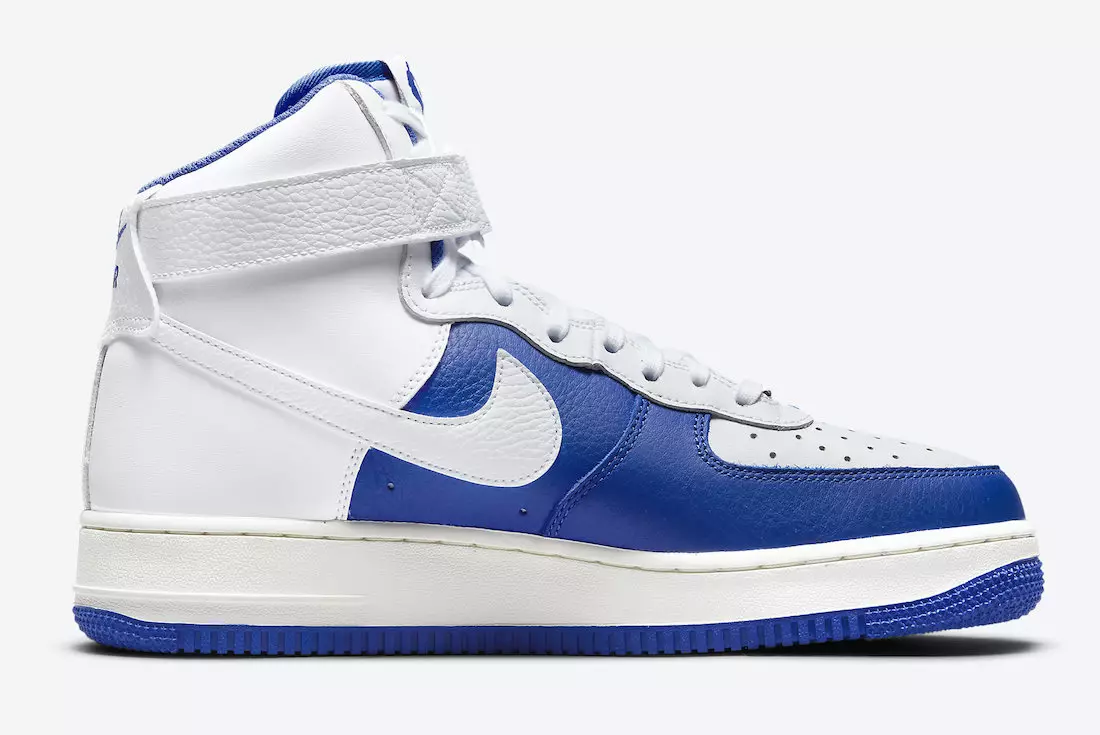 NBA Nike Air Force 1 High White Hyper Royal DC8870-100 išleidimo data