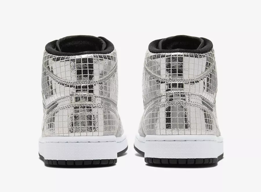 Air Jordan 1 Mëtt Disco Ball CU9304-001 Release Datum