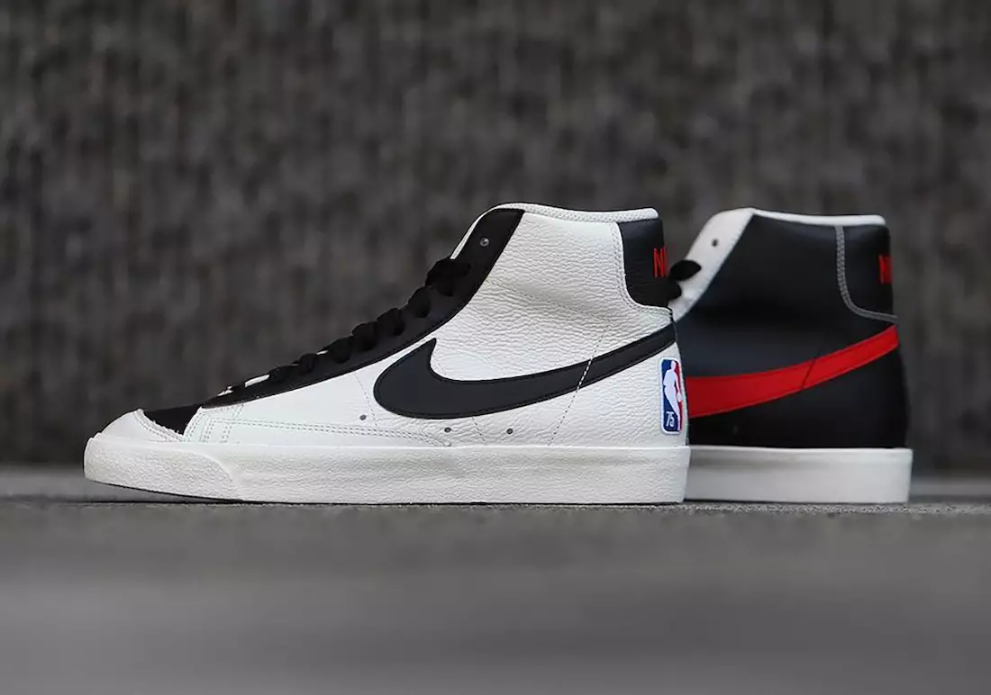 NBA Nike Blazer miðjan 75 ára afmælisútgáfudagur