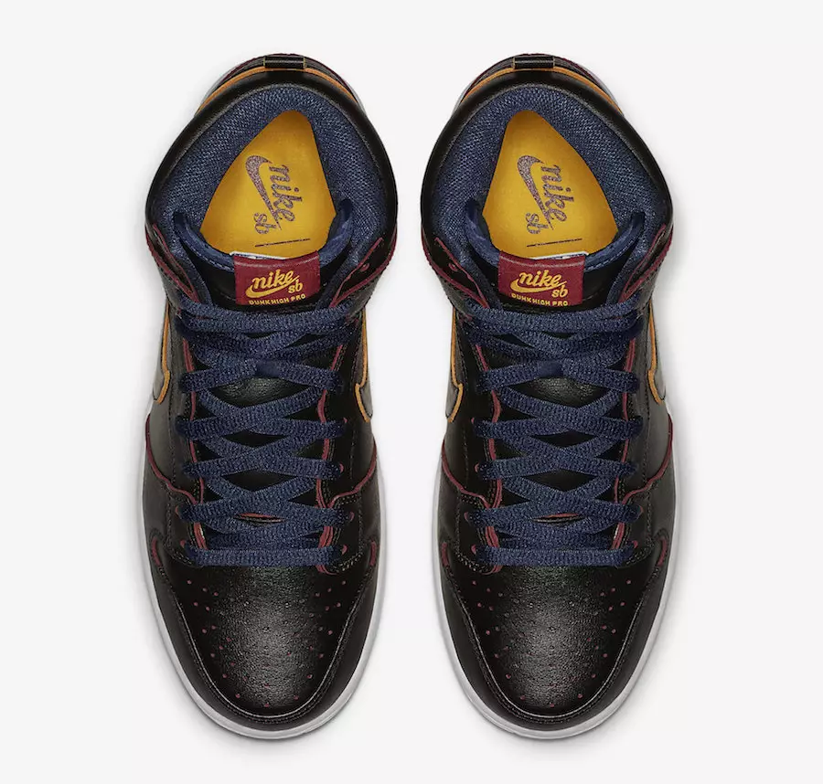 NBA Nike SB Dunk High Cleveland Cavaliers BQ6392-001 Date de sortie