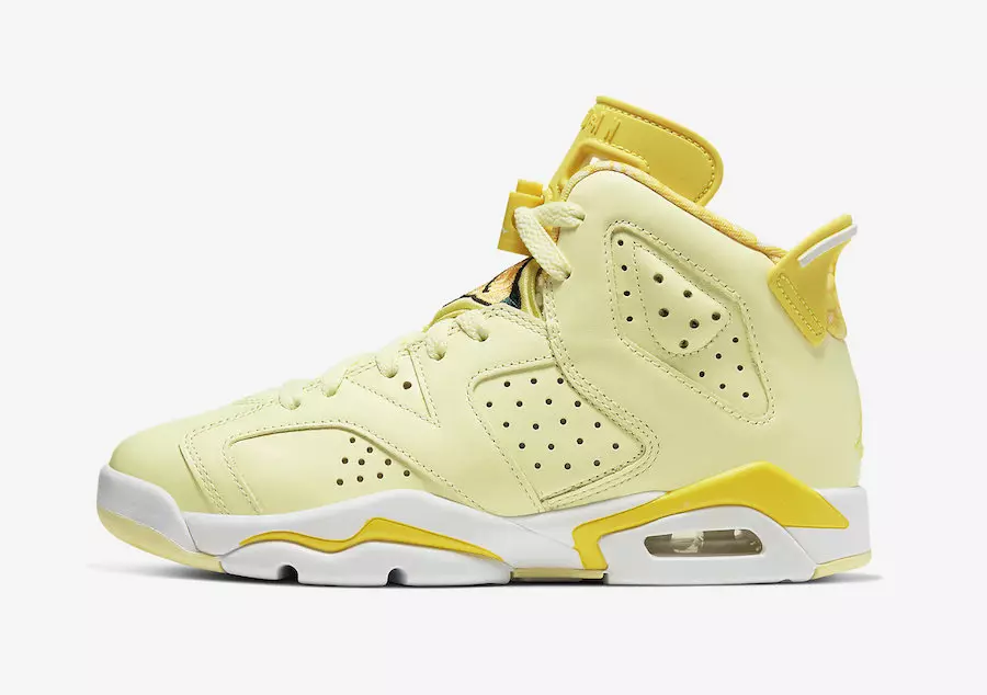 Air Jordan 6 GS Floral Crimson Tint Dynamic Yellow 543390-800 Дата выпуску Кошт