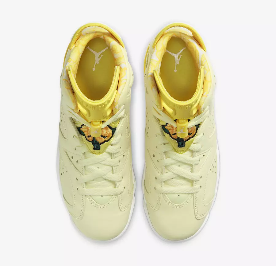 Air Jordan 6 GS Floral Crimson Tint Dynamic Yellow 543390-800 худалдаанд гарсан огноо үнэ