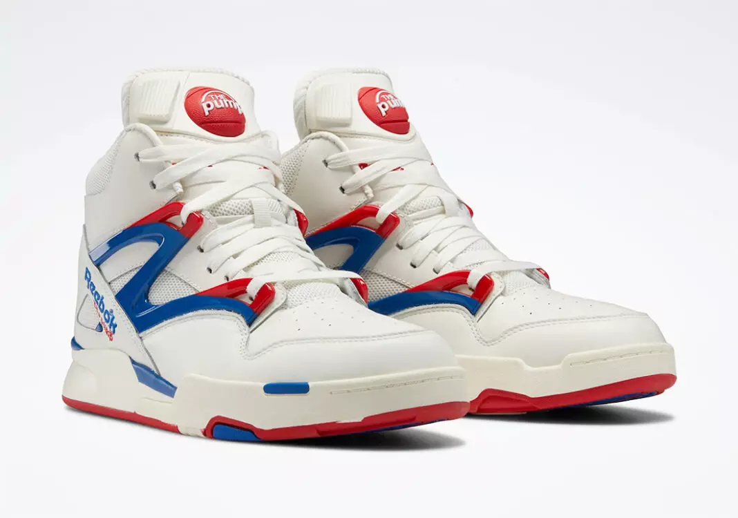 Reebok Pump Omni Zone II Chalk Vector Blue Red HR0035 Datum izdavanja