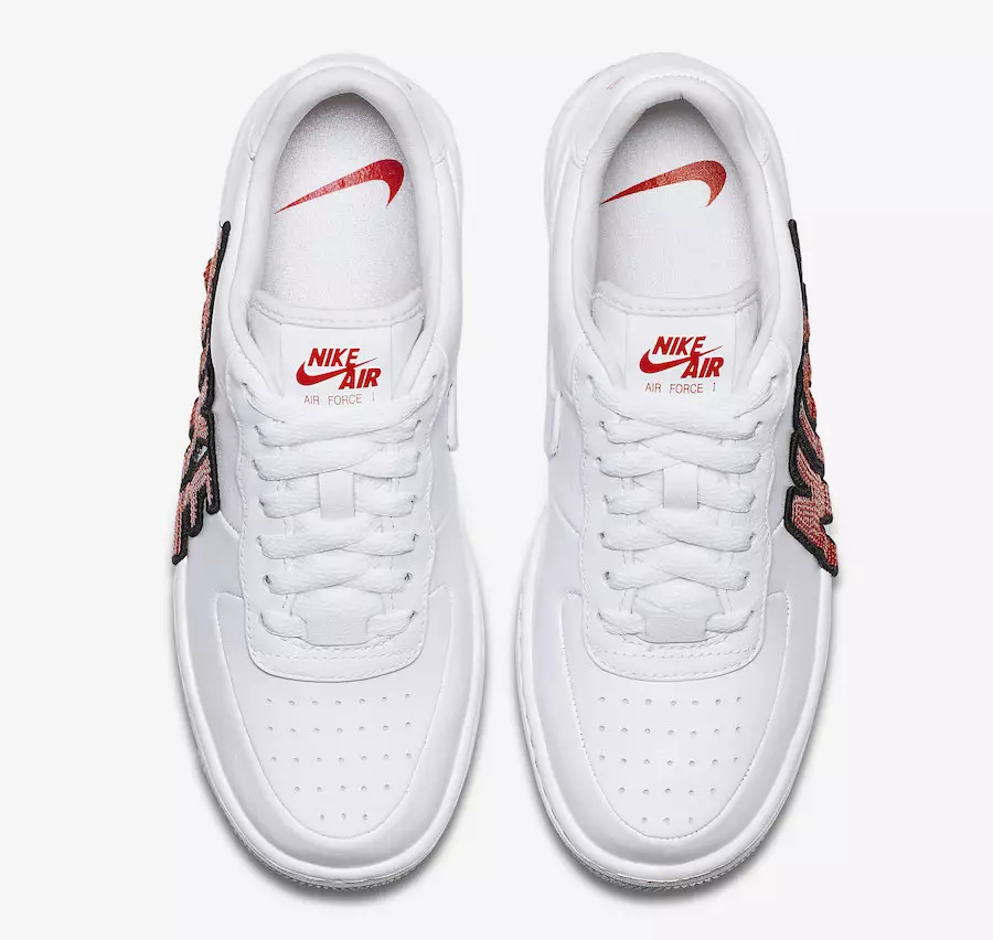 Nike Air Force 1 Upstep LX White Habanero Red 898421-101 Force adalah Tanggal Rilis Wanita