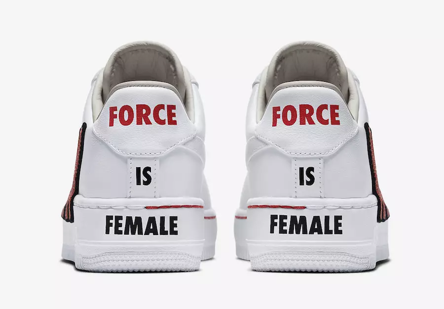 Nike Air Force 1 Upstep LX White Habanero Red 898421-101 Force is Female გამოშვების თარიღი