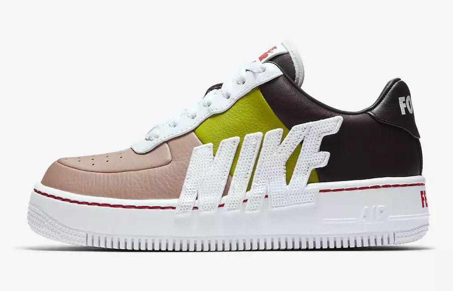 Nike Air Force 1 Upstep LX Port Wine Bright Cactus-898421-602 Force is Female Release Date