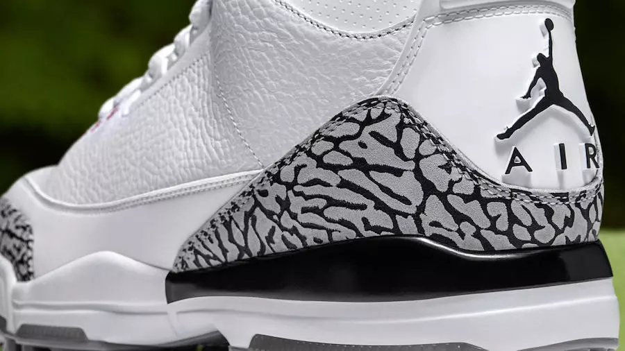 Air Jordan 3 Golf Schong White Zement