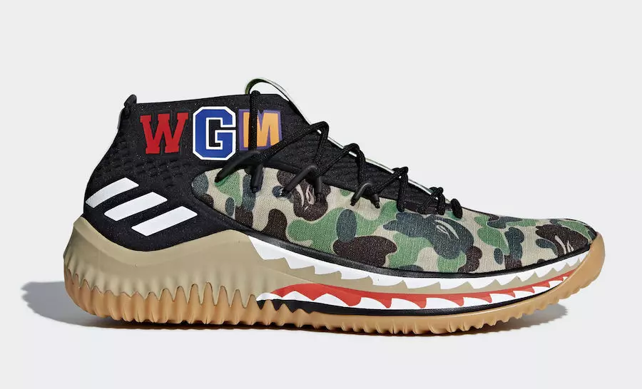 BAPE adidas Dame 4 Green Camo AP9974 Чыгуу датасы