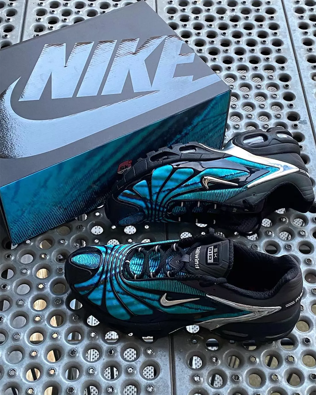 Skepta Nike Air Max Tailwind V 5 Tarikh Tayangan Biru Cerah