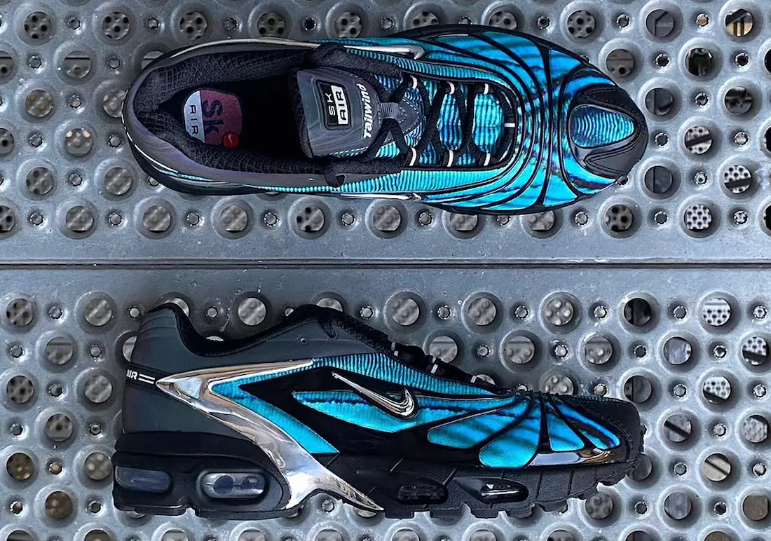 סקעפּטאַ Nike Air Max Tailwind V 5 ברייט בלו מעלדונג טאָג