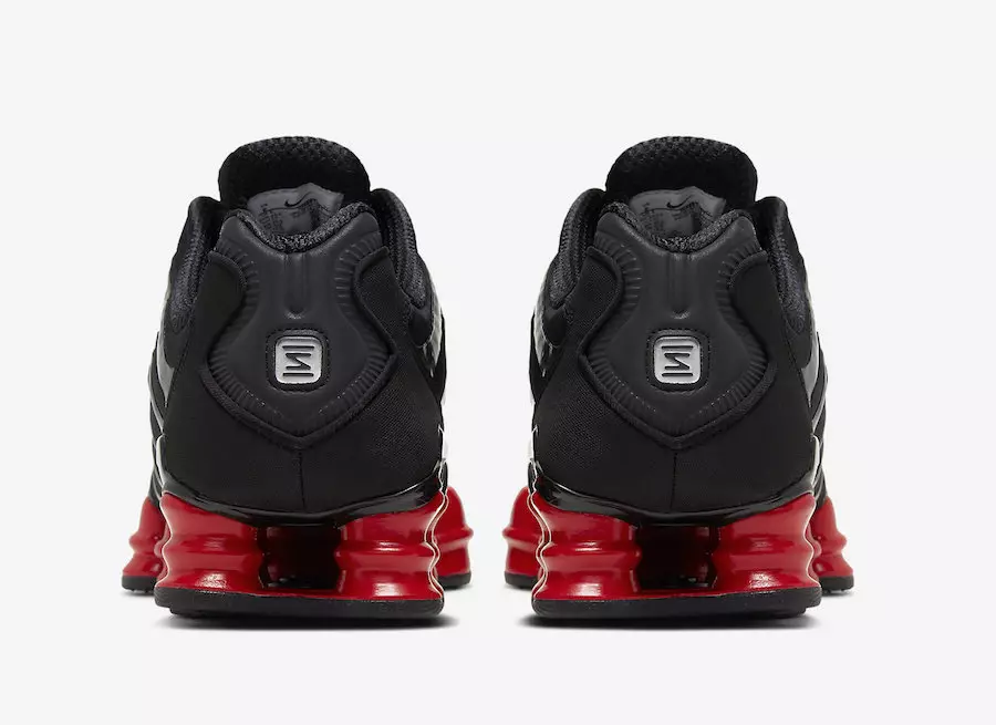 Skepta Nike Shox TL Black Metallic Silver University Red CI0987-001 تاریخ انتشار