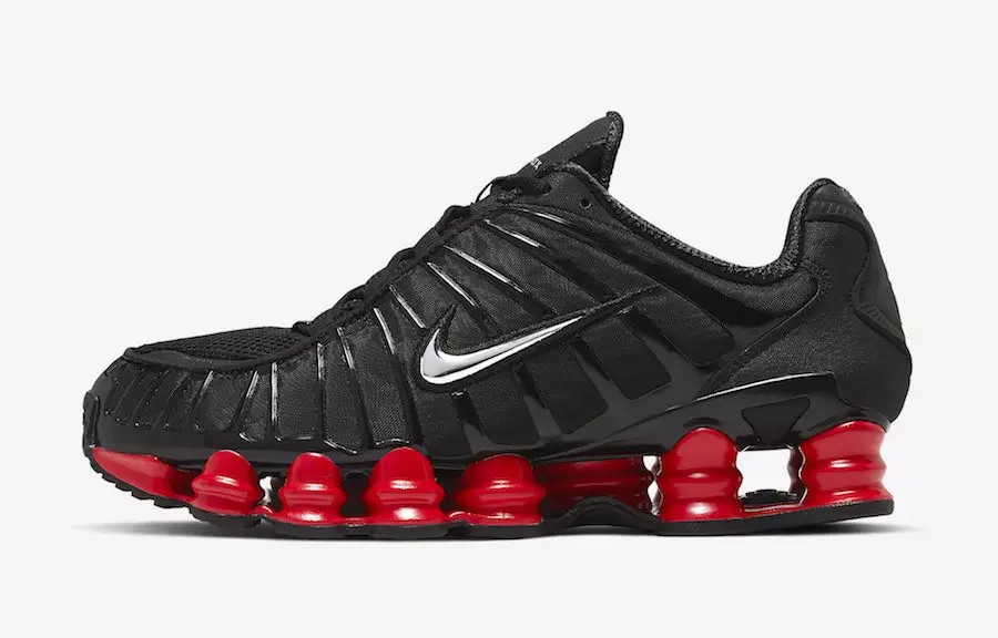 Skepta Nike Shox TL Black Metallic Silver University Կարմիր CI0987-001 Թողարկման ամսաթիվ