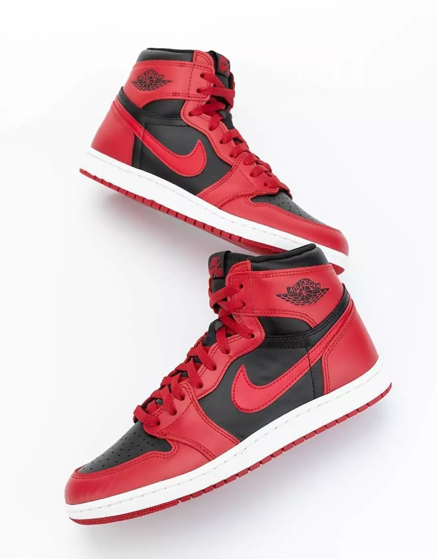 Air Jordan 1 Hi 85 Varsity Red Reverse Bred BQ4422-600 Dáta Eisiúna