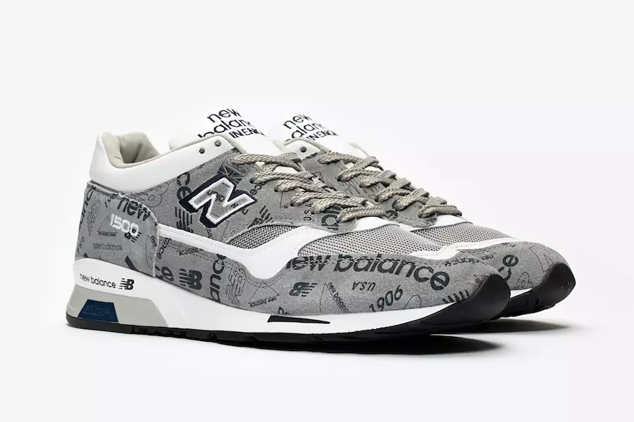 New Balance 1500 slippes ut med et all-over logoutskrift