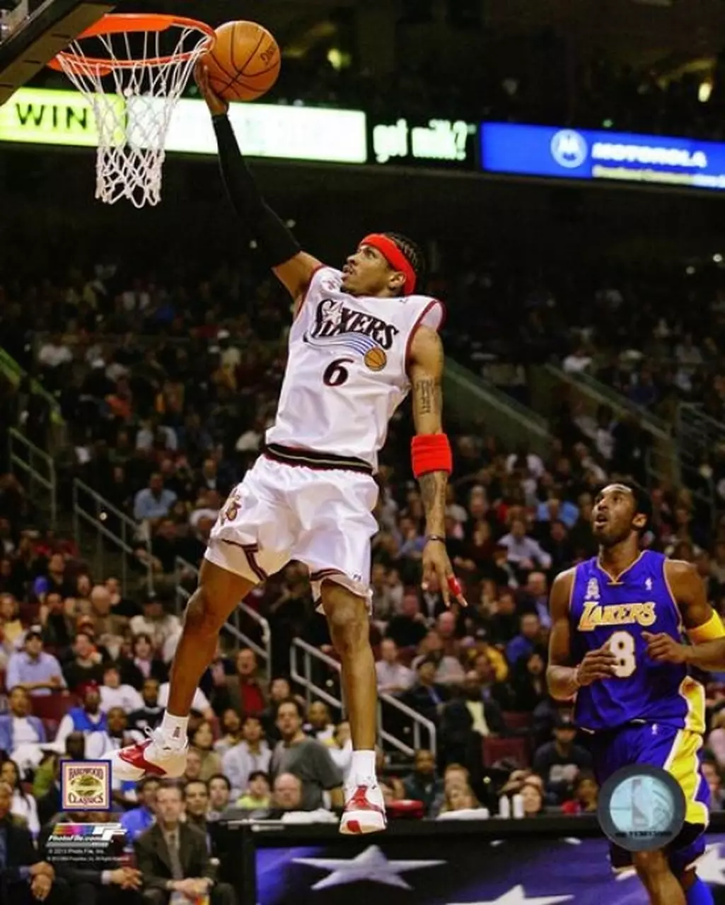 Allen Iverson 2002 NBA All-Star Game Julius Erving