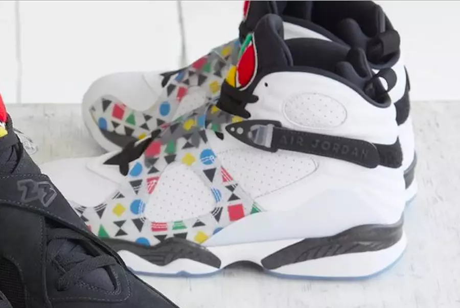 Air Jordan 8 Quai 54 Spotted in White