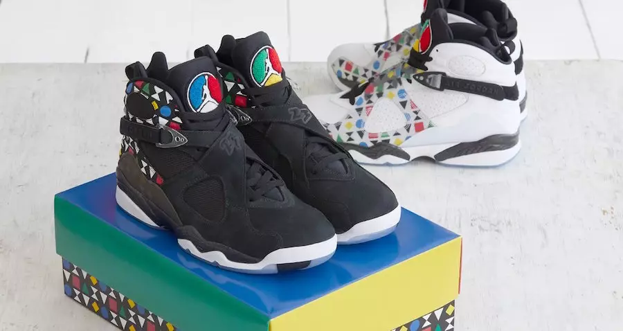 Air Jordan 8 Quai 54 Bijela