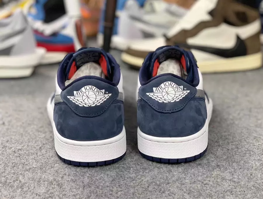 Էրիկ Կոստոն Nike SB Air Jordan 1 Low Midnight Navy Ember Glow CJ7891-400 Թողարկման ամսաթիվ