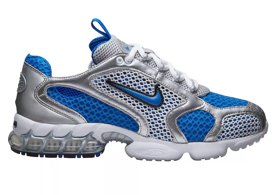 Nike Zoom Spiridon Cage 2 نقره ای آبی