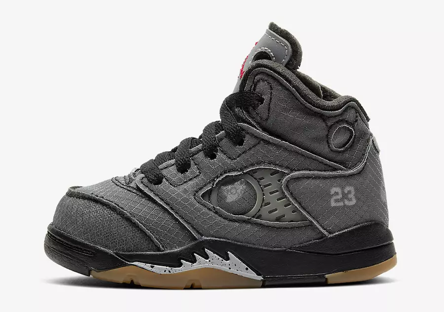 Beinhvítt Air Jordan 5 TD Toddler CV4828-001