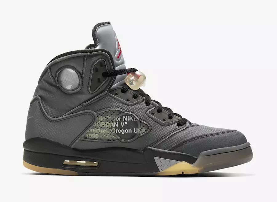 Off-White Air Jordan 5 CT8480-001 ဖြန့်ချိသည့်ရက်စွဲ ဈေးနှုန်း