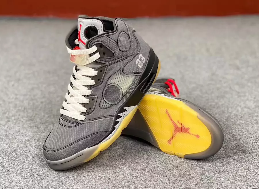 Цагаан өнгийн Air Jordan 5 CT8480-001