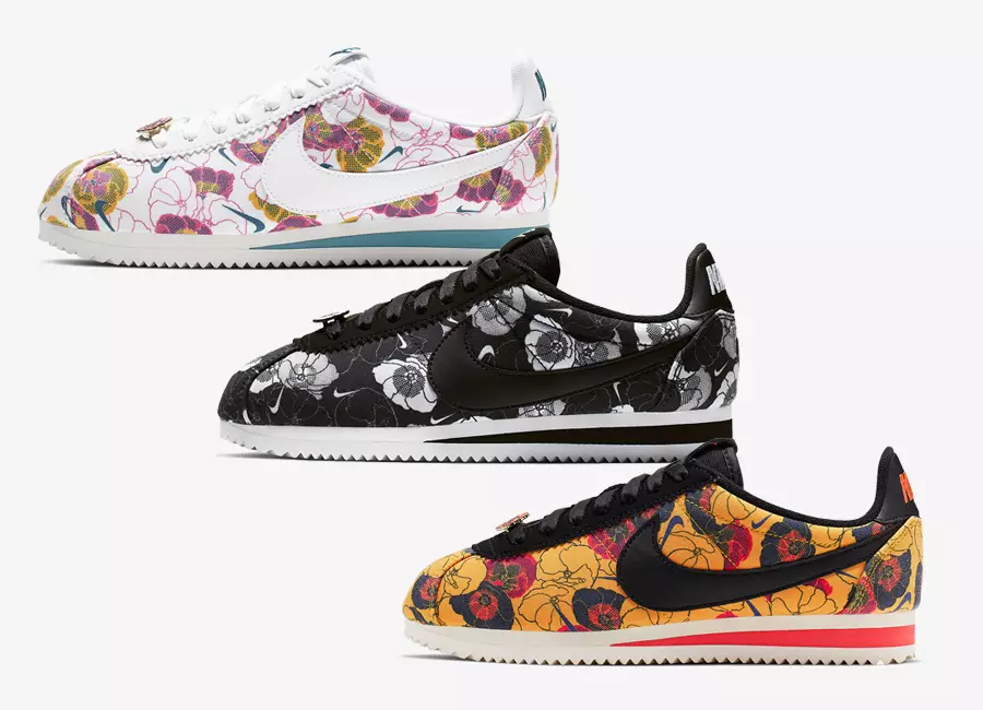 Nike Cortez Floral AV1338-001 AV1338-100 AV1338-700 תאריך שחרור