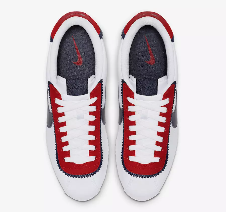 Nike Cortez Basic SE White University Red CD7253-100 Buraxılış Tarixi