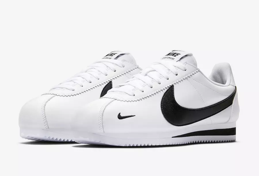 Nike Cortez Premium White Black 807480-104 Dáta Eisiúna