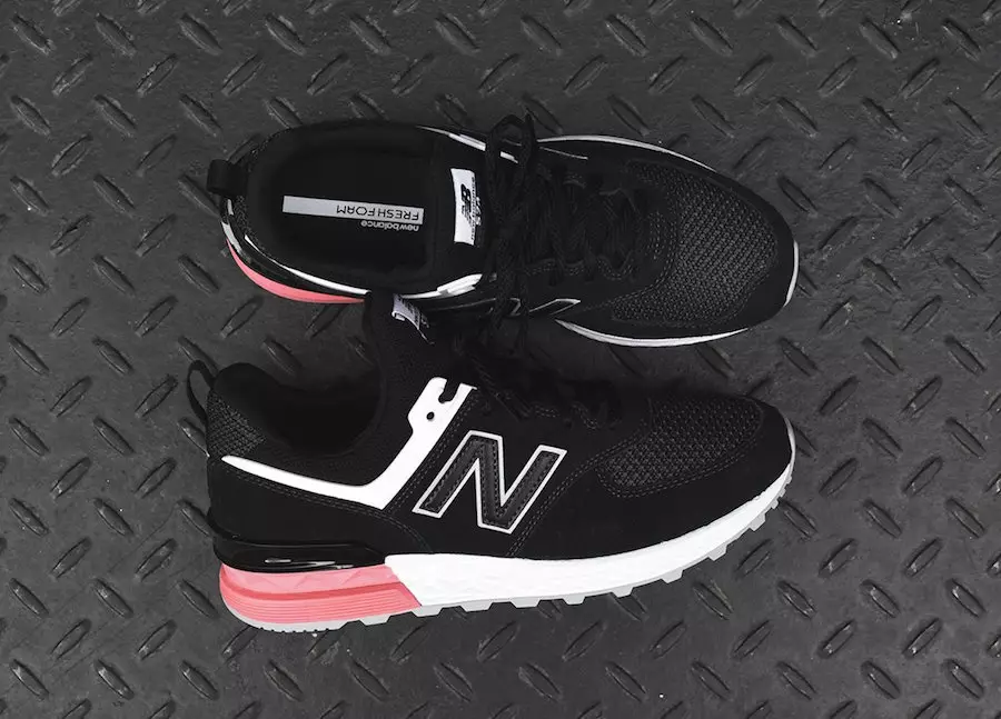 New Balance 574 қызғылт өкшесі