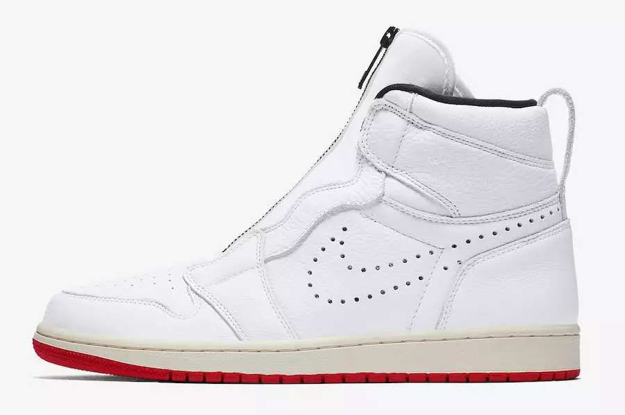 Air Jordan 1 High Zip White University Red Sail AR4833-100 გამოშვების თარიღი