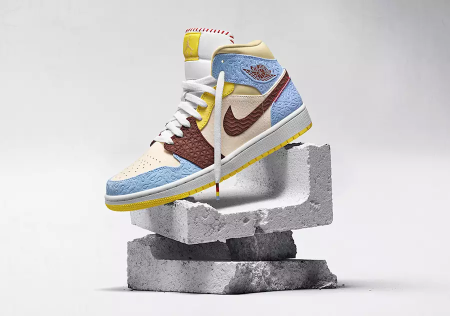 Maison Chateau Air Jordan 1 Data e lëshimit në mes të pa frikë