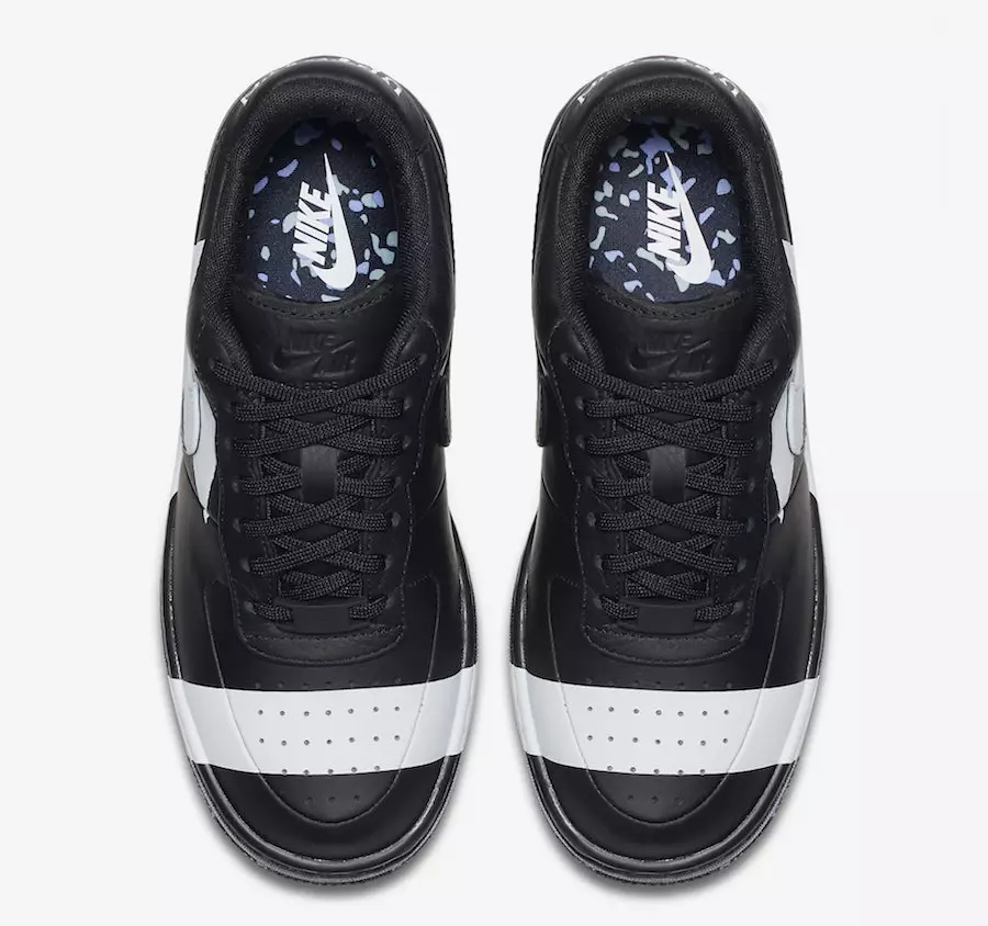 Nike Air Force 1 Low Upstep 블랙 화이트 898421-001 출시일