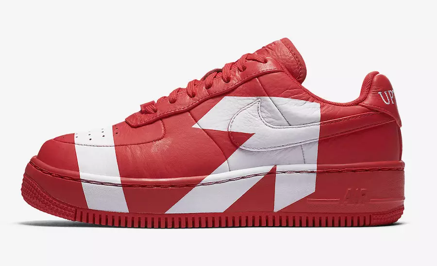 Nike Air Force 1 Düşük Upstep Kırmızı Beyaz 898421-601 Çıkış Tarihi-4