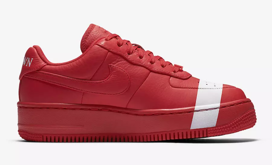 Nike Air Force 1 Low Upstep Red White 898421-601 ဖြန့်ချိသည့်ရက်စွဲ-4