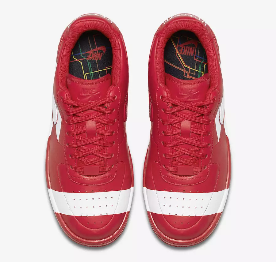 Nike Air Force 1 Low Upstep Red White 898421-601 Ημερομηνία κυκλοφορίας-4