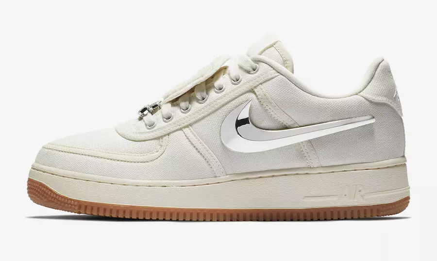 Travis Scott Nike Air Force 1 Low Sail Gum AQ4211-101