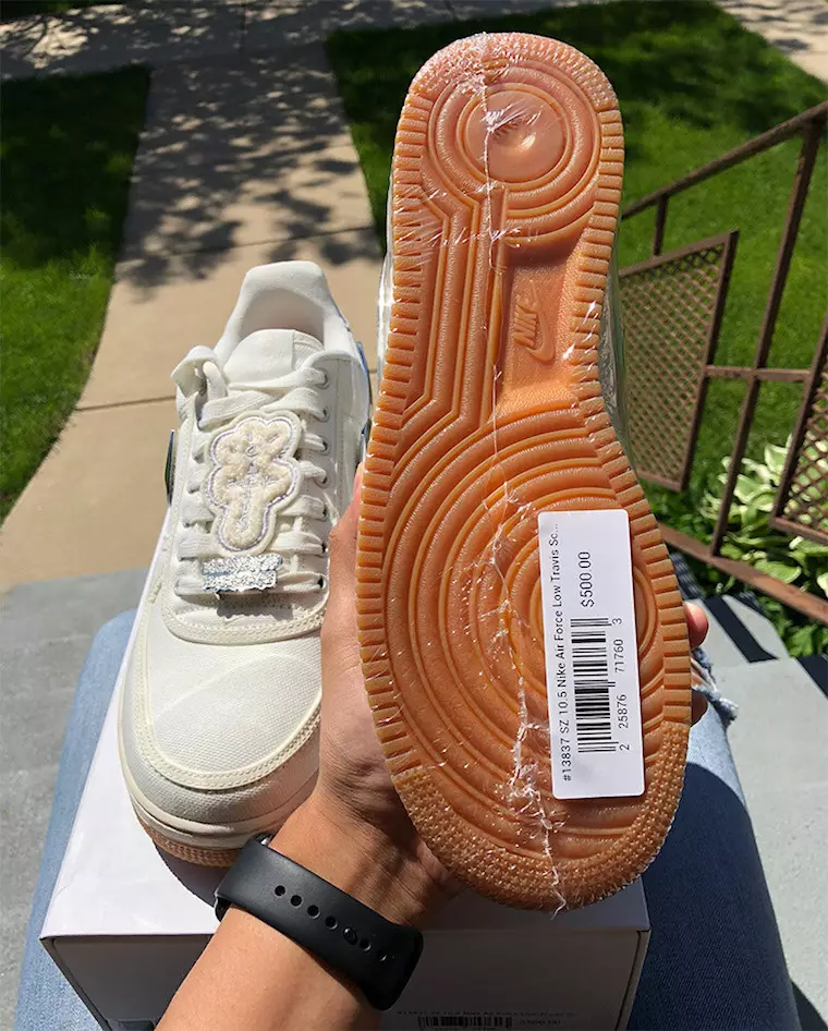 Travis Scott Nike Air Force 1 Sail Low