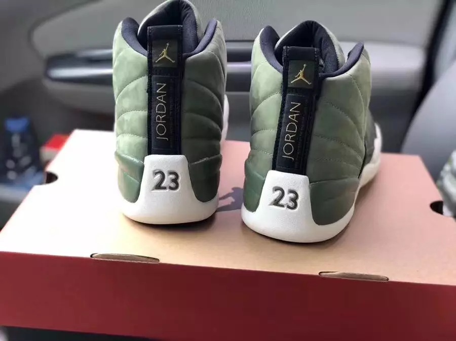 تاریخ انتشار Air Jordan 12 CP3 Chris Paul Class of 2003 Olive Canvas