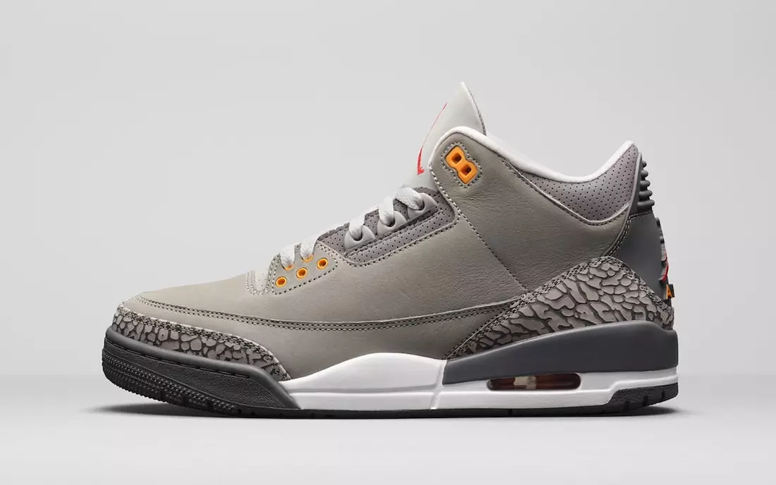 Air Jordan 3 Cool Grey CT8532-012 Dáta Eisiúna