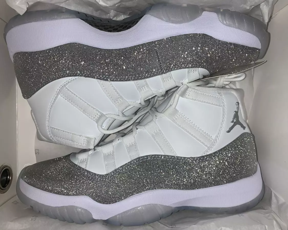 Air Jordan 11 WMNS Metallic Silver AR0715-100 Dáta Eisiúna